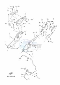 MT-125 MTN125-A (B6G1) drawing SIDE COVER