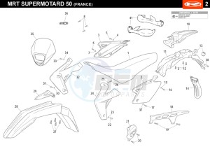 MRT-50-SM-FRANCE-ORANGE drawing COWLING