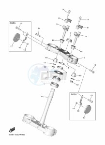 WR450F (BDB4) drawing STEERING