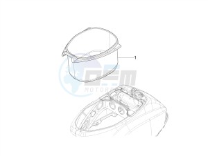 SXL 150 4T 3V CARB drawing Helmet housing - Undersaddle