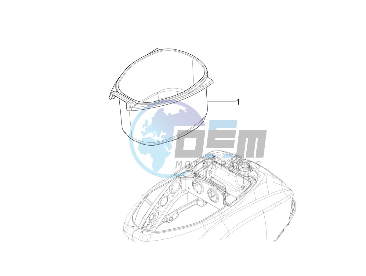 Helmet housing - Undersaddle