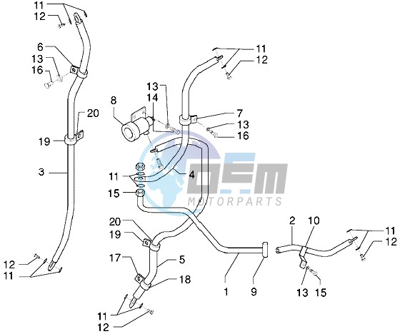 Brake piping