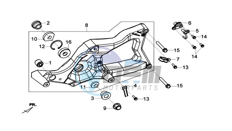 REAR FORK - REAR SUSPENSION