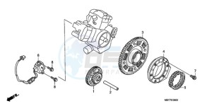 XL1000V9 E / MKH drawing PULSE GENERATOR/ STARTING CLUTCH