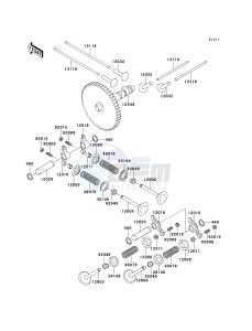 KAF 620 C [MULE 2500] (C6) [MULE 2500] drawing VALVE-- S- -_CAMSHAFT-- S- -