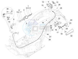 GTS 300 HPE 4T-4V IE ABS E4 (EMEA) drawing Locks