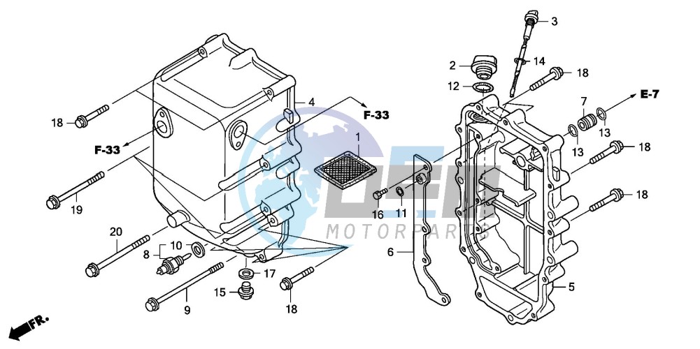 OIL TANK (TRX500FA1/2/3/4)