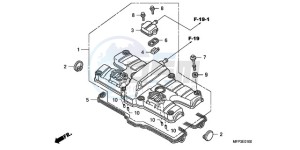 CB13009 BR / CO MME - (BR / CO MME) drawing CYLINDER HEAD COVER