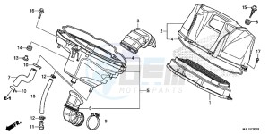 NC750SE NC750S Continue » Europe Direct - (ED) drawing AIR CLEANER