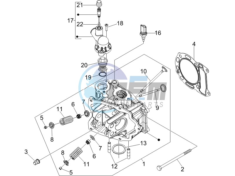 Head unit - Valve