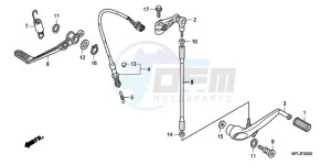 CBR1000RRA F / CMF drawing PEDAL