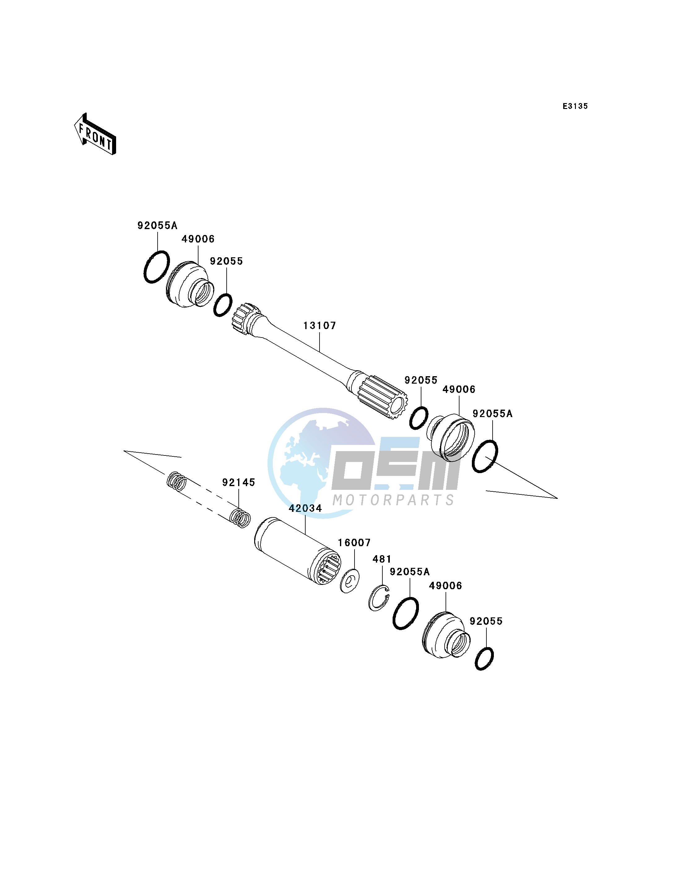 DRIVE SHAFT-PROPELLER