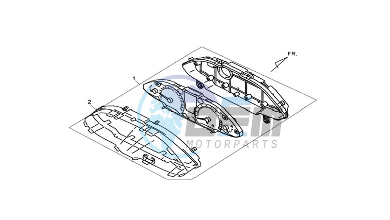 DASHBOARD / SPEEDOMETER CABLE / WIRING HARNASS