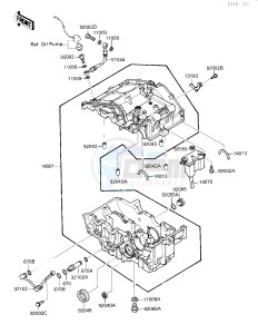 EX 250 F [NINJA 250R] (F2-F4) [NINJA 250R] drawing CRANKCASE