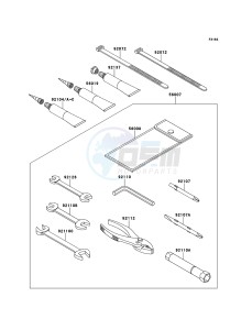 JET_SKI_STX-15F JT1500AFF EU drawing Owner's Tools