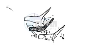 MAXSYM 400 I drawing COWLING