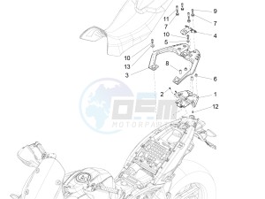 ETV Caponord 1200 drawing Luggage rack