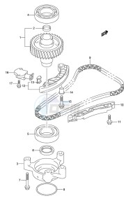 DF 150 drawing Timing Chain