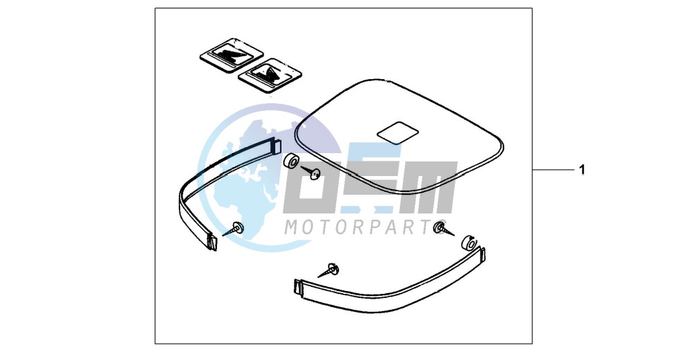 TOP BOX PANEL KIT - NH-A13M