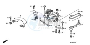 CBR600RRA F / CMF drawing STEERING DAMPER