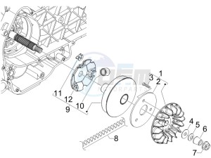 GTV 125 4T Navy (Euro 3) drawing Driving pulley