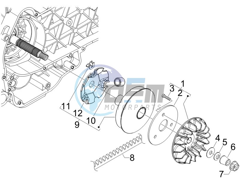 Driving pulley