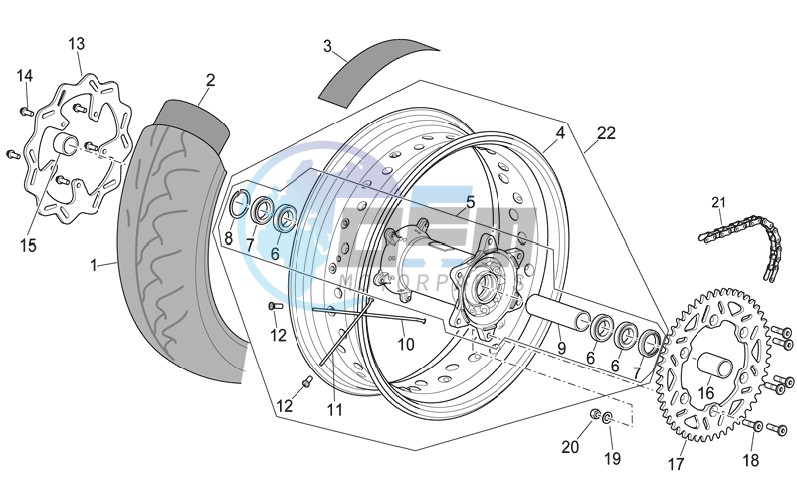 Rear wheel II