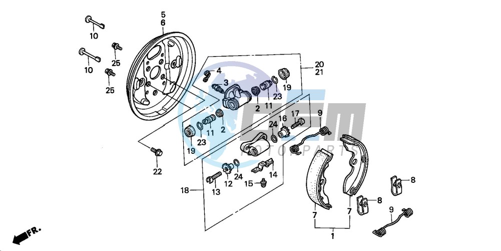 FRONT BRAKE PANEL