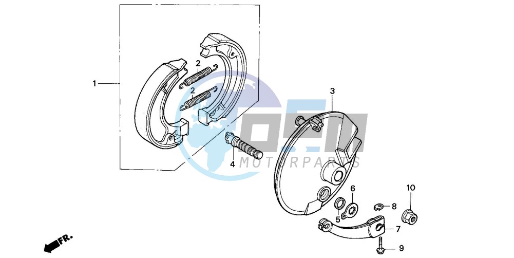 FRONT BRAKE PANEL