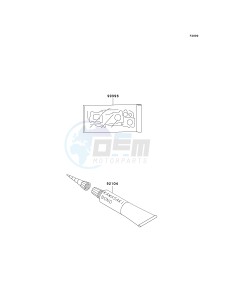 KLX 125 B (B6F) B6F drawing OPTIONAL PARTS