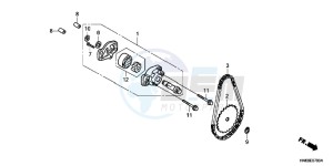 TRX250XB drawing OIL PUMP