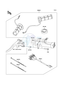 Z1000SX ABS ZX1000HCF FR GB XX (EU ME A(FRICA) drawing Accessory(Grip Heater)