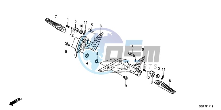 PILLION STEP (NSC502WH/T2)