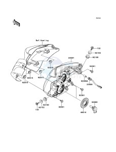 ER-6N ER650C9F GB XX (EU ME A(FRICA) drawing Headlight(s)