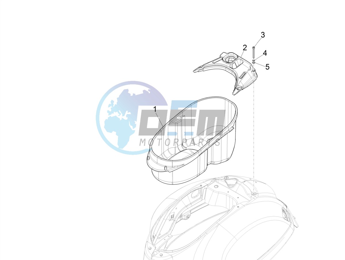 Helmet housing - Undersaddle