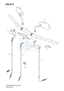 VZR1800 (E3-E28) INTRUDER drawing HANDLEBAR (MODEL K9)