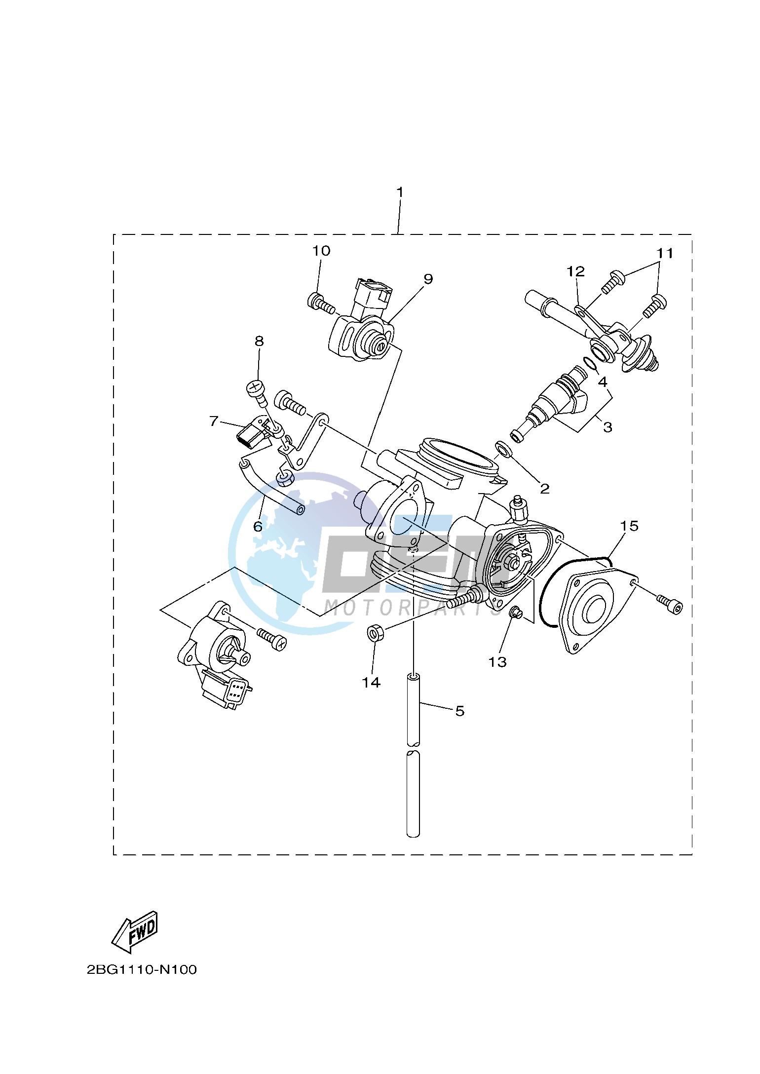 THROTTLE BODY ASSY 1