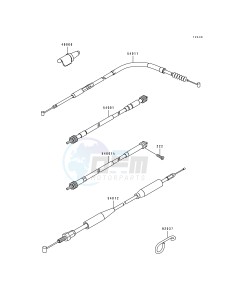 KDX 250 D [KDX250] (D1-D4) [KDX250] drawing CABLES