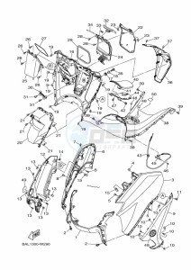 CZD300-A XMAX 300 (BGS2) drawing ELECTRICAL 2