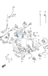 DF 9.9B drawing Harness Remote Control w/Power Tilt