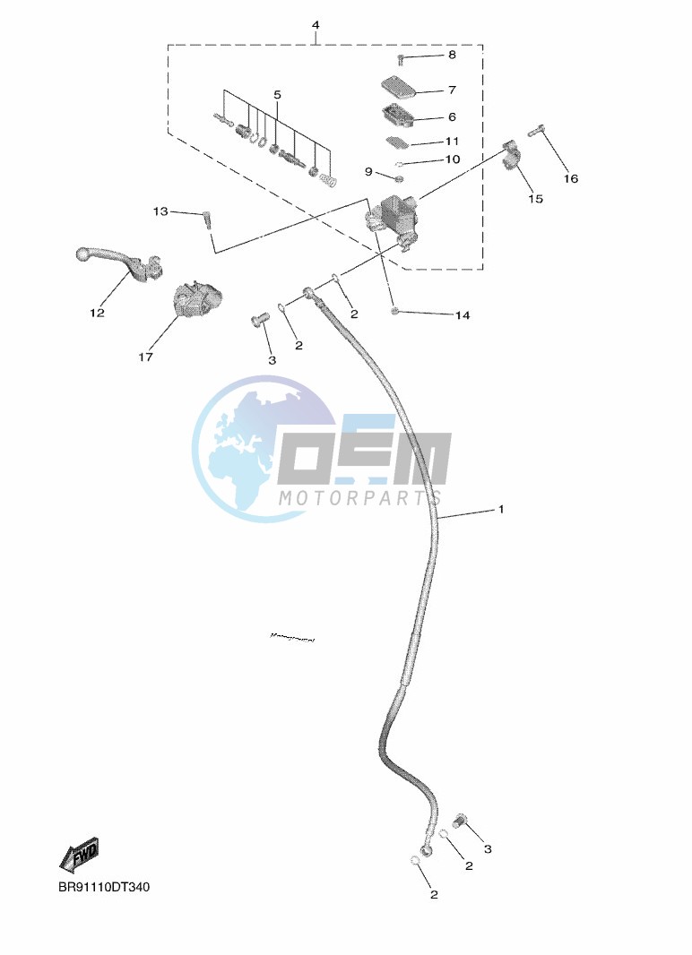 FRONT MASTER CYLINDER