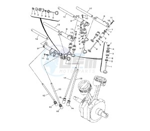 XV A MIDNIGHT STAR 1900 drawing VALVE