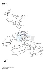 GSX1300R (E3-E28) Hayabusa drawing METER PANEL