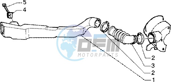 Belt cooling tube - Intake tube