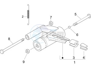 Liberty 50 4t Sport drawing Swinging arm