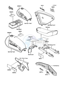 KE 100 B [KE100] (B11-B15) [KE100] drawing LABELS-- KE100-B11_B12_B13_B14- -