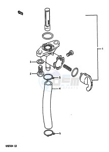 RM250 (K-L-M-N) drawing FUEL COCK