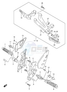 TL1000S (E2) drawing FOOTREST