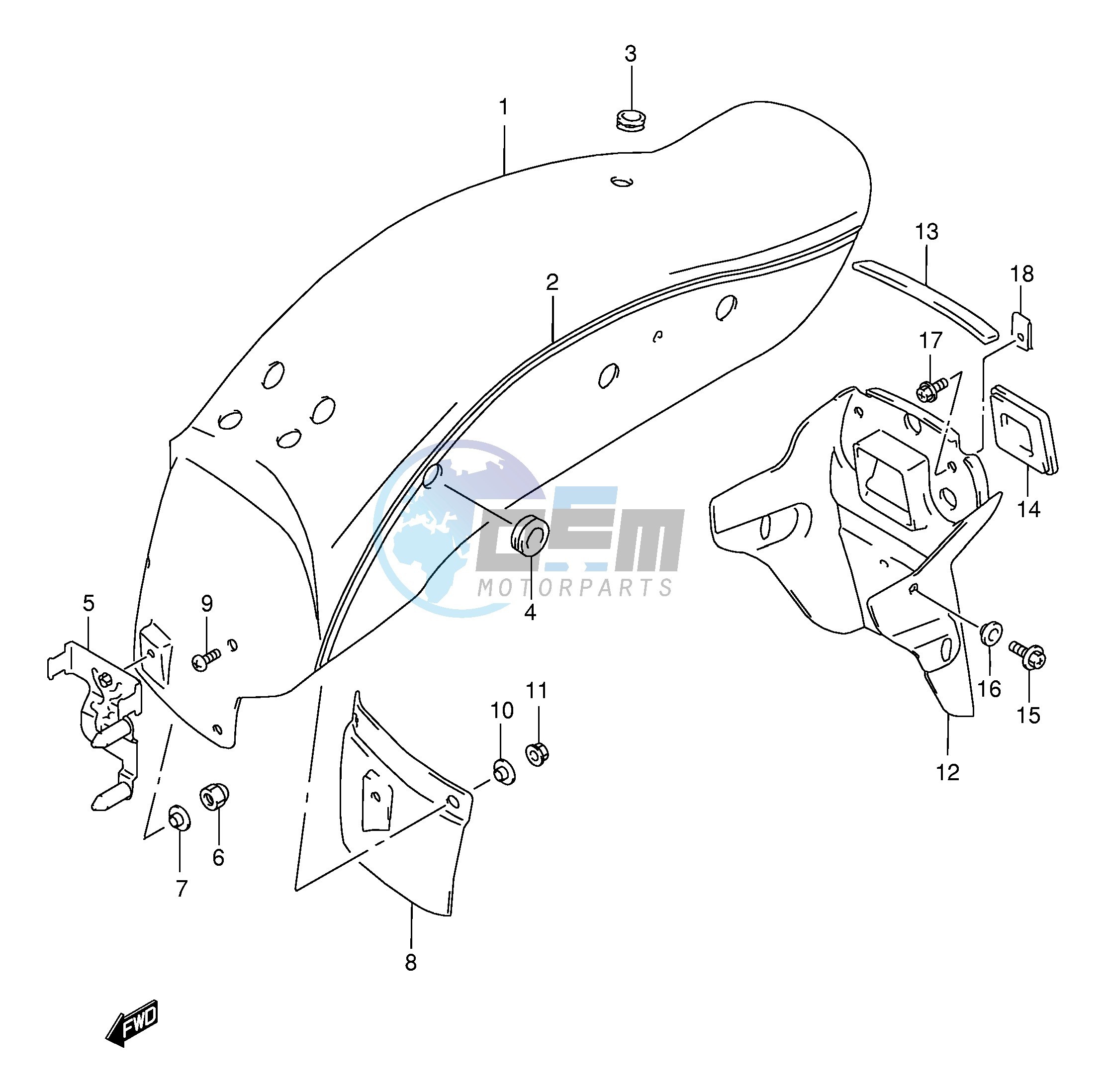 REAR FENDER (MODEL Y)