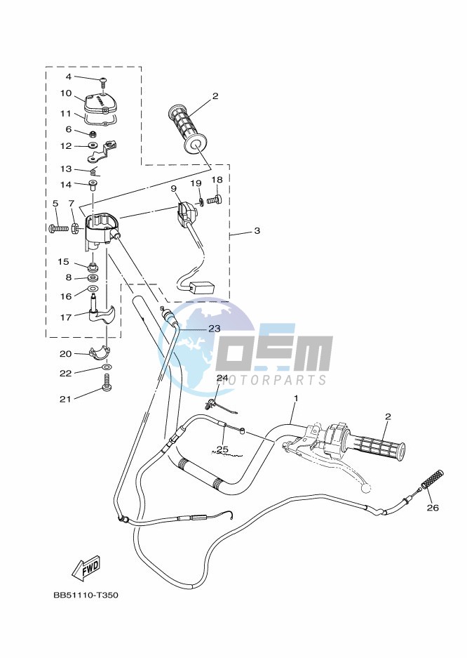 STEERING HANDLE & CABLE